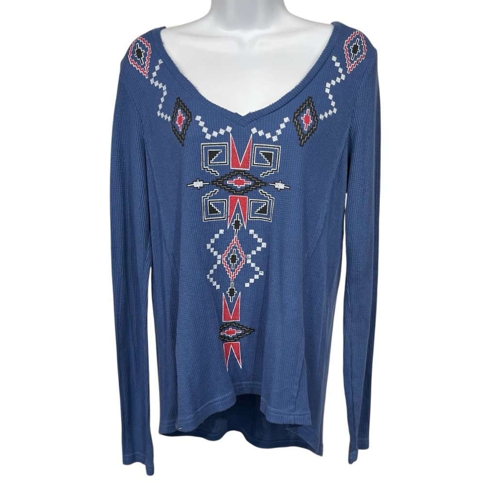 Roper knit top size large